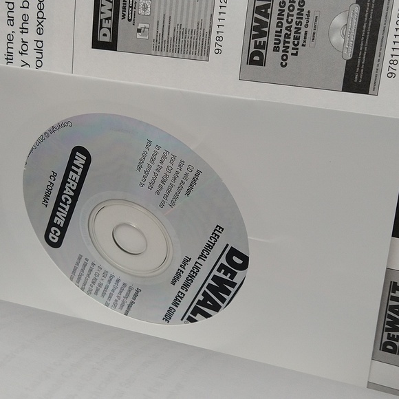 DeWalt Electrical Licensing Exam Guide Book With Interactive CD Practice Exams - Picture 5 of 7